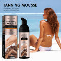 Tanning Cream Fake Tan Sunless Brown Body Boosting Bronzing Skin Shine Protect Sunbathing Moisturiser Natural Self Tanner Mousse. 