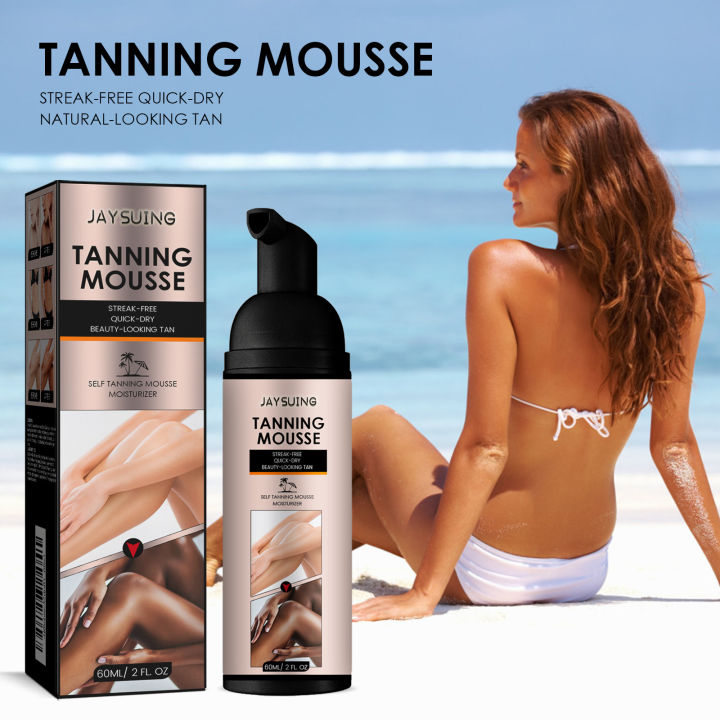 Tanning%20Cream%20Fake%20Tan%20Sunless%20Brown%20Body%20Boosting%20Bronzing%20Skin%20Shine%20Protect%20Sunbathing%20Moisturiser%20Natural%20Self%20Tanner%20Mousse%20-%20Image%203