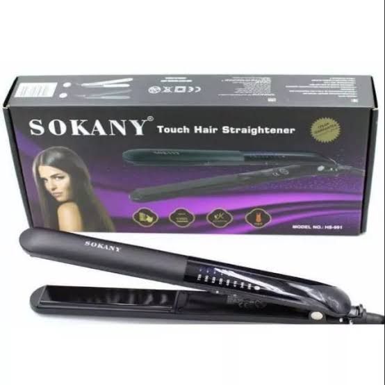 Sokany - Touch Hair Straightener Model #HS991 Adjustable heat 265F ...