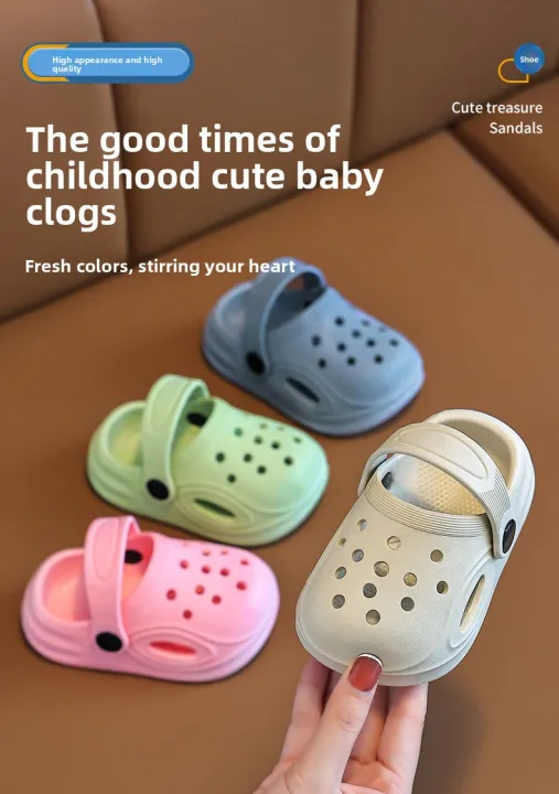 2026%20Kids%20Sandals%20Hole%20Children's%20Shoes%20Slippers%20Soft%20Anti-Skid%20Simple%20DIY%20Design%20Hole%20Baby%20Shoes%20Sandy%20Beach%20For%20Boys%20Girls%20-%20Image%205