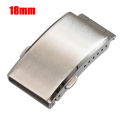 Watch Buckle 18mm 20mm 22mm Silver Folding Safety Milled Clasp Replacement Stainless Steel Deployant Watch Clasp. 