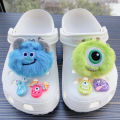Cartoon 6PCS Disney Monsters University Shoe Charms Set For Clog & Sandal Decorations DIY Christmas Halloween Party Favors.