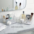 Makeup Organizer Acrylic Multi Grid Storage Rack Cosmetic Shelf Make Up For Dressing Table Bathroom Perfume Beauty Tool Organizers Space Saver Box. 