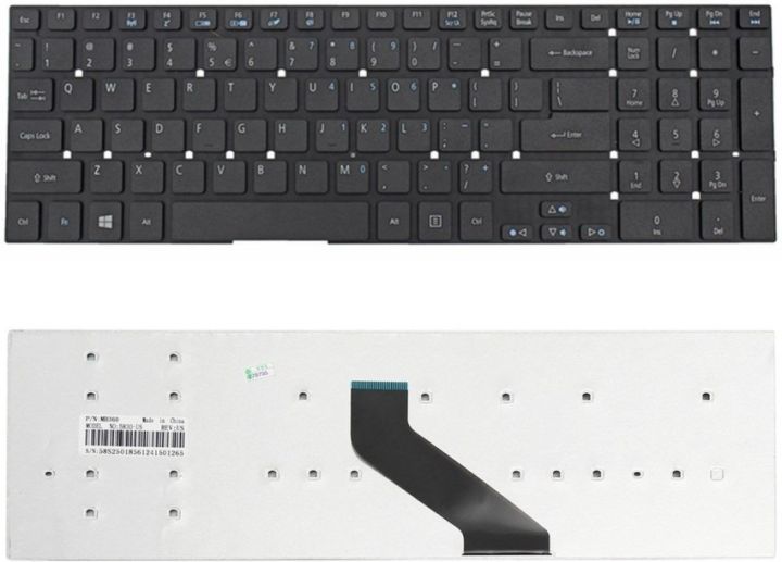 E5-511,E5-511G,E5-571,E5-571G Series Acer Laptop Keyboard Black