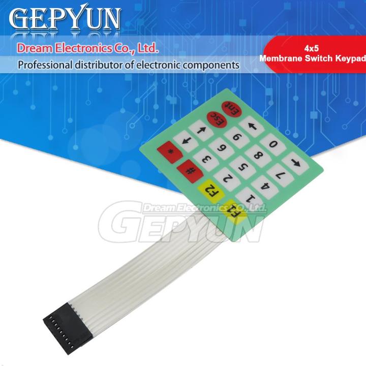 Keypad 4key 4x5 Matrix Membrane Switch Keypad 4Key 4*5 Array Matrix keyboard for ...