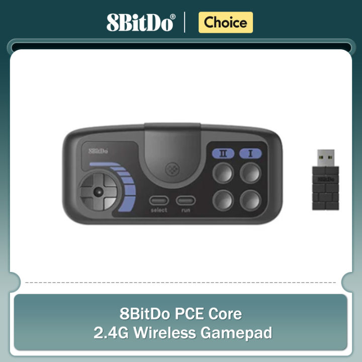8BitDo PCE Core 2.4G Wireless Gamepad for PC Engine Mini PC Engine ...