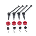 Metal Upgrade Front and Rear Propshaft 12mm Adapter For Wltoys 144001 144002 144010 124016 124017 124018 124019 RC Car Parts.