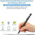Evach Active Stylus Digital Pen with Ultra Fine Tip for iPad iPhone Samsung Tablets, Compatible with Apple Pen, Stylus Pen for iPad Pro - Black. 