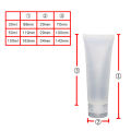 2Pcs 15ml 20ml 30ml 50ml 100ml Clear Plastic Soft Tubes Empty Cosmetic Cream Emulsion Lotion Packaging Containers.