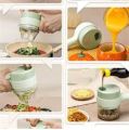 Electric Handheld Vegetable Cutter, Slicer Multifunctional Food Chopper,. 