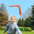 V Shaped Boomerang Flying Disc Throw Catch Wooden Return Dart Flying Outdoor Game Kids Toys Parent-child Interactive Game Props. 