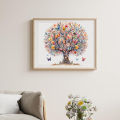 Tree of Life Creative Wooden Puzzle - Irregular Fragmented Wooden Toys - Handmade Decorations - Christmas , Birthday . 