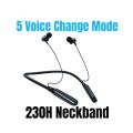 Expert 230 Hours voice Change Mode Premium Design Bluetooth Neckband. 