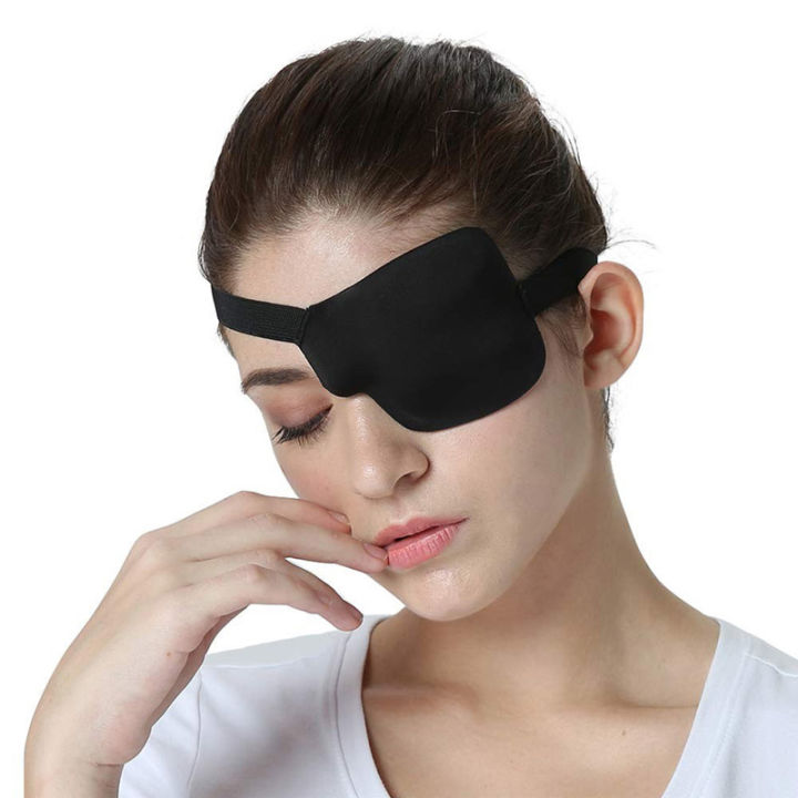 1/2/3/4/5PCS%20Black%20Single%20Eye%20Patch%20Adjustable%203D%20Foam%20Groove%20Eyeshades%20For%20Lazy%20Eyes%20Medical%20Use%20Concave%20Eye%20Patch%20-%20Image%205
