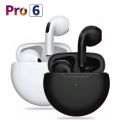 Air pro 6 headset, wireless Bluetooth, earbuds, airpods bass. 