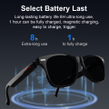 LAXASFIT New Camera Smart Music Women Men Sports Sunglasses Headphones Wireless BT Talk Headset HIFI Audio Bluetooth Glasses. 