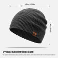 WRELS Winter Knitted Beanie Hats Warm Night Running Reflective Hat Unisex Windproof Ear Protection Cycling Hiking Ski Cap.
