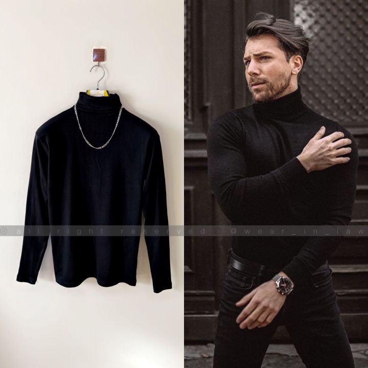 High Neck for Men and Boys - Slim Fit High Neck for Men and boys for Winter Warm full sleeves