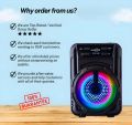 Wireless Bluetooth Speaker Rgb - Mini Wireless Portable Bluetooth Speaker with Big Sound, High Bass & Woofer Home for Mobile, PC Computer & Laptop - Rechargeable Bluetooth Speakers support Memory Card, USB, FM Radio. 