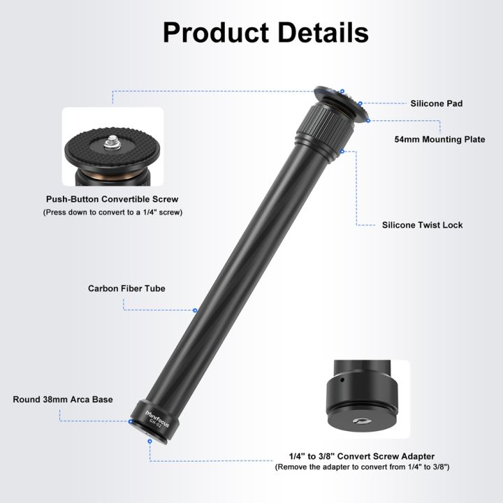 Carbon%20Fiber%20Extension%20Pole%20Rod%20Stick%20Monopod%20for%20%20Ronin%20S%20SC%20RSC2%20RS%203%204%20Zhiyun%20FeiyuTech%20Camera%20Stabilizer%20Gimbal%20Accessory%20-%20Image%207