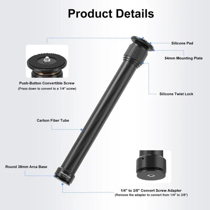 Carbon%20Fiber%20Extension%20Pole%20Rod%20Stick%20Monopod%20for%20%20Ronin%20S%20SC%20RSC2%20RS%203%204%20Zhiyun%20FeiyuTech%20Camera%20Stabilizer%20Gimbal%20Accessory%20-%20Image%207