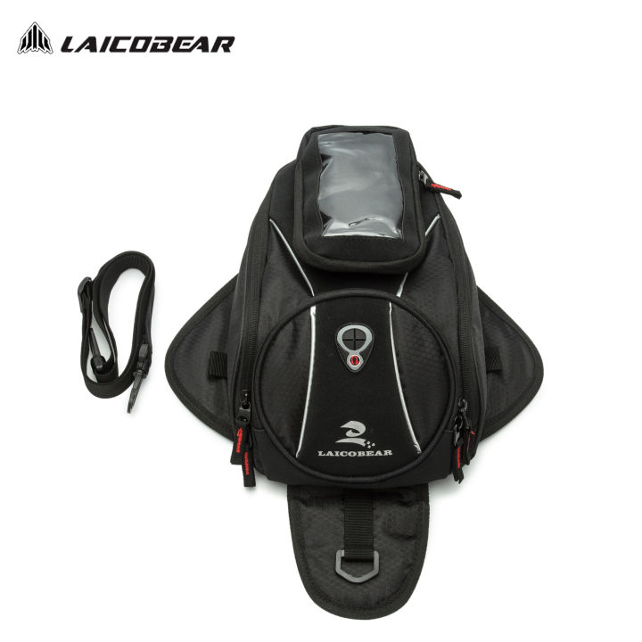 Motorcycle Magnet Bag Touch Screen Navigation Motocross Fuel Tank Waterproof Locomotive Rear Seat Bag Rider Motorbike Equipments