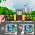 Remote Control Wireless Switch 433Mhz DC 12V 1CH RF 10A Relay Receiver and 2CH Transmitter For Door Electromagnetic Lock.