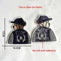 Cartoon Teddy Bear Sequence Iron On Patches,kids Embroidery Applique Badge Patch,Heat Transfer Stickers For T shirt,Clothing.