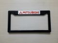 MITSUBISHI Premium Quality Car License Number Plate Frame - (2 Pis-1 Set). 