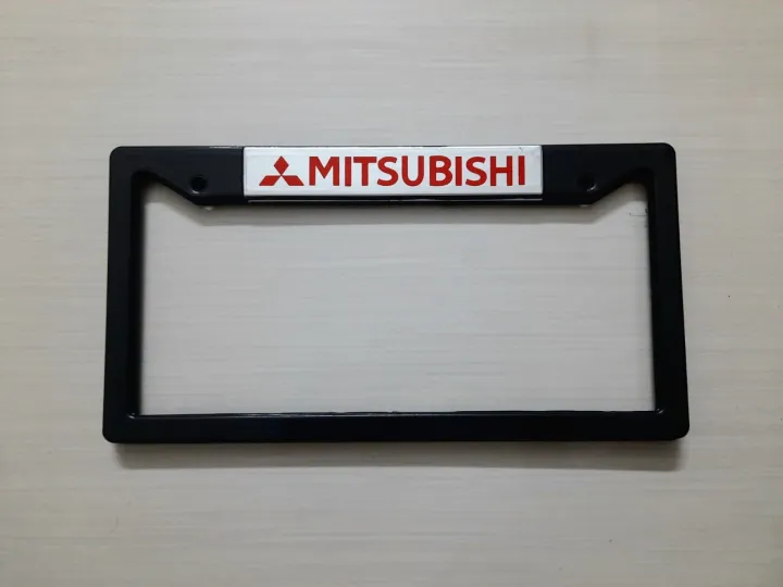 MITSUBISHI%20Premium%20Quality%20Car%20License%20Number%20Plate%20Frame%20-%20(2%20Pis-1%20Set)%20-%20Image%202