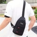 Adjustable Chest Bag Shoulder Bag For Both Men And Women, One Shoulder Diagonal Cross Shoulder Bag, Oxford Cloth Chest Bag. 