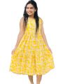 Sleeveless cotton Frock for ladies. 
