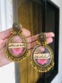 Resin poetry jhumka / shayari  jhumkas /  jhumka baali. 