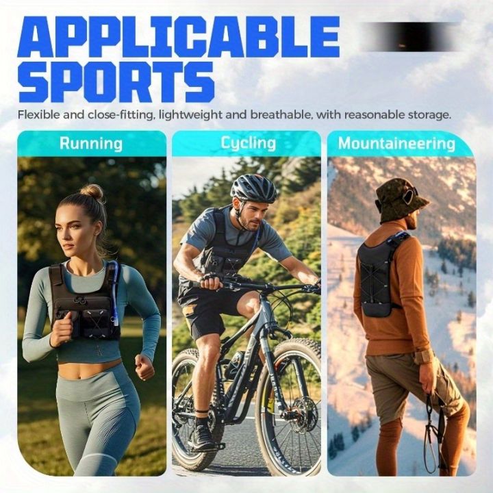 Lightweight%20Running%20Chest%20Pack%20for%20Hiking%20Outdoor%20Activities%20Marathon%20Bicycle%20Race%20Vest%20Bag%20No%20Water%20Bladder%20-%20Image%204