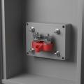 Terminal Stud 12-48V Bus Bar Heavy Duty Junction Block Insulated Single Dual Power Post for Marine Boat RV Applications.