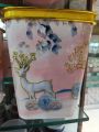 beautifull dustbin 1pcs goal and square shape fancy dustbins recycle bin. 
