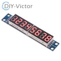 MAX7219 LED Dot Matrix Display Module 8 Digital Tube Display Control Board For Arduino Microcontroller Serial Driver 7 Segment. 