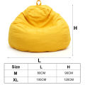 1/2Pcs Lazy Sofa Cover Solid Chair Covers Without Filler Large Bean Bag Cover Adults Couch Living Room Bedroom Tatami Lounger. 