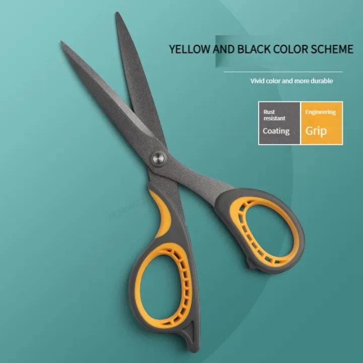 Stainless%20Steel%20Large%20Coated%20Scissors%20Household%20Multi-functional%20Office%20Tailor's%20Hand%20Scissors%20Tailor's%20Scissors%20-%20Image%203