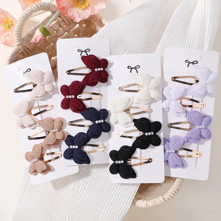 4Pcs/set%20Cute%20Baby%20Girls%20Knitting%20Headwear%20Handmade%20Crochet%20Butterfly%20Alloy%20Hairs%20Clips%20Kids%20Hairpins%20Fashion%20Desgin%20Headwear%20-%20Image%202
