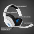 A10 ASTRO Wired Gaming Headset , Lightweight and Damage Resistant, ASTRO Audio, 3.5 mm Audio Jack, for Xbox Series X|S, Xbox One, PS5, PS4, Nintendo Switch, PC, Mobile - (Without box) black & white/blue (Free Y Splitter). 
