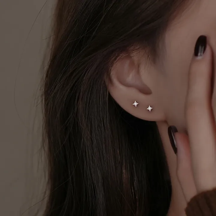 SOFTPIG%20Real%20925%20Sterling%20Silver%20Zircon%204MM%20Star%20Tiny%20Stud%20Earrings%20for%20Women%20Fine%20Jewelry%20Minimalist%20Ear%20Hole%20Care%20Accessories%20-%20Image%204