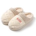 Women's Casual Home Slippers Soft Bottom Plush Slippers Anti-slip Thermal Slippers Indoor Winter Men's Fashion Casual Flats Slip.