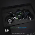 1:9 V4S Kawasaki H2R H2 BMW S1000RR Large Motorcycle Alloy Model Collection Serie Decoration  Box. 