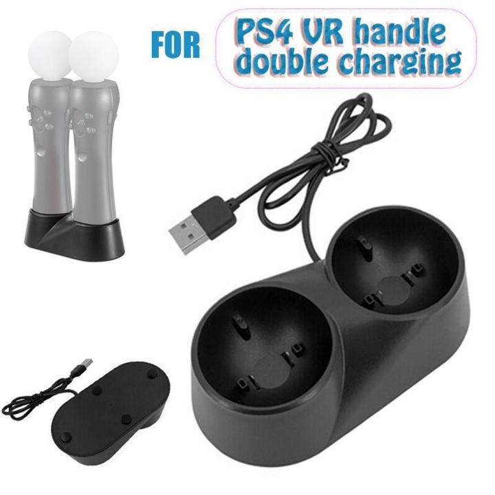 Controller Charging Dock Station Stand For Playstation PS3 PS4 Move Quad Charger For PS3 PS4 VR Motion Controller PlayStation