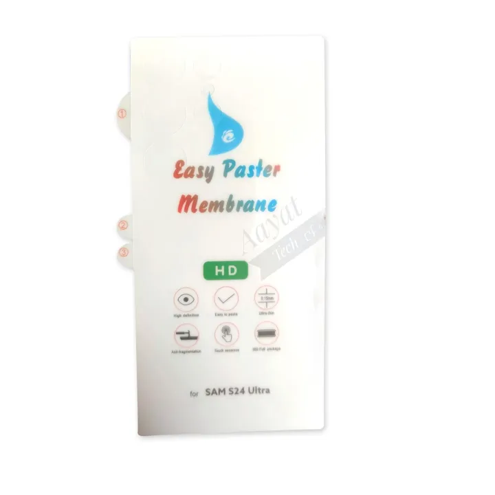For Samsung S24 Ultra TPU Protective Film Hydrogel Back POLY Protector Screen Protector Anti-Shatter / High Definition (Back POLY)