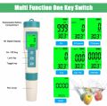 7 in 1 Water Quality Tester Meter Pen Digital LCD PH / TDS / EC / ORP / TEMP / SG / Salinity Test Testing. 