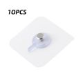 10Pcs Transparent Traceless Self Adhesive Wall Nail Photograph Mural Phase Frame Adhesive Hang Drawing Nails Multipurpose Screw. 