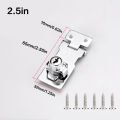 Locking Hasp Heavy Duty Locking Hasp Staple With Keys Padlock Cupboard Shed Garage Lock Office Cabinet Security Lock Hardware. 
