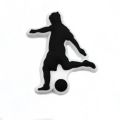 18PCS Soccer Sports Theme Hole Shoes Charms Packs Decoration Set Boys Men Football Style Buckle Slipper Sandals Shoe Accessories.